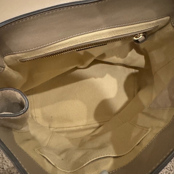 Like New Chloe Faye Leather Backpack Shoulder Bag Suede shoes purse - Picture 10 of 12